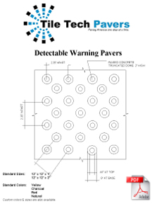 Detectable Warning Pavers