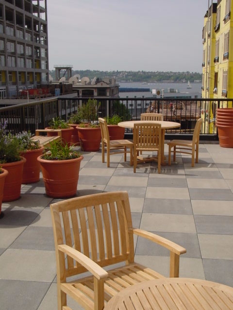 Pedestal on Green Roof